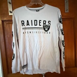 White Raiders Long Sleeve Shirt